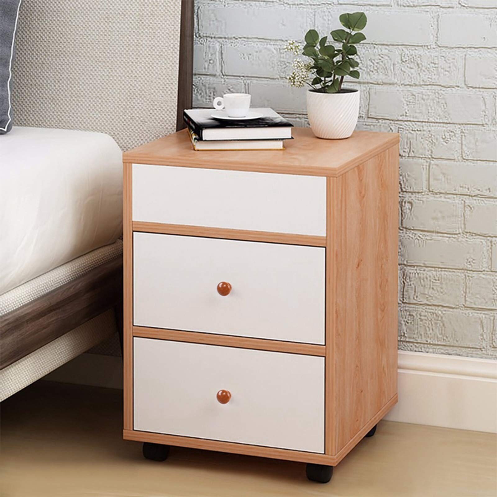 Storage Cabinet Bedroom Bedside Removable Locker Lifting Table Nightstand 2 Drawers Large Countertops Move Freely Easy Assemble Bed Bath Beyond 37637202