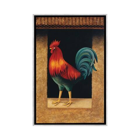 iCanvas "Rooster" by Lowell Herrero Framed