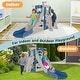 preview thumbnail 14 of 16, Toddler Slide, 6 in 1 Kids Indoor Slide for Toddlers 1-3, Baby Slide for Indoor Outdoor, L Shaped Slide for Kids Playset