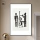 preview thumbnail 35 of 60, Bebop I Black Art Canvas Print by Art Remedy