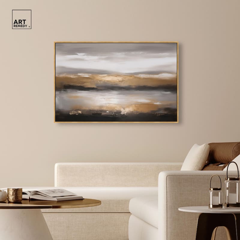 Dust and Gold Canvas by Art Remedy
