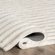 preview thumbnail 11 of 22, Nuloom Kai SuperiorWash Stripe Faux Rabbit Machine Washable Area Rug