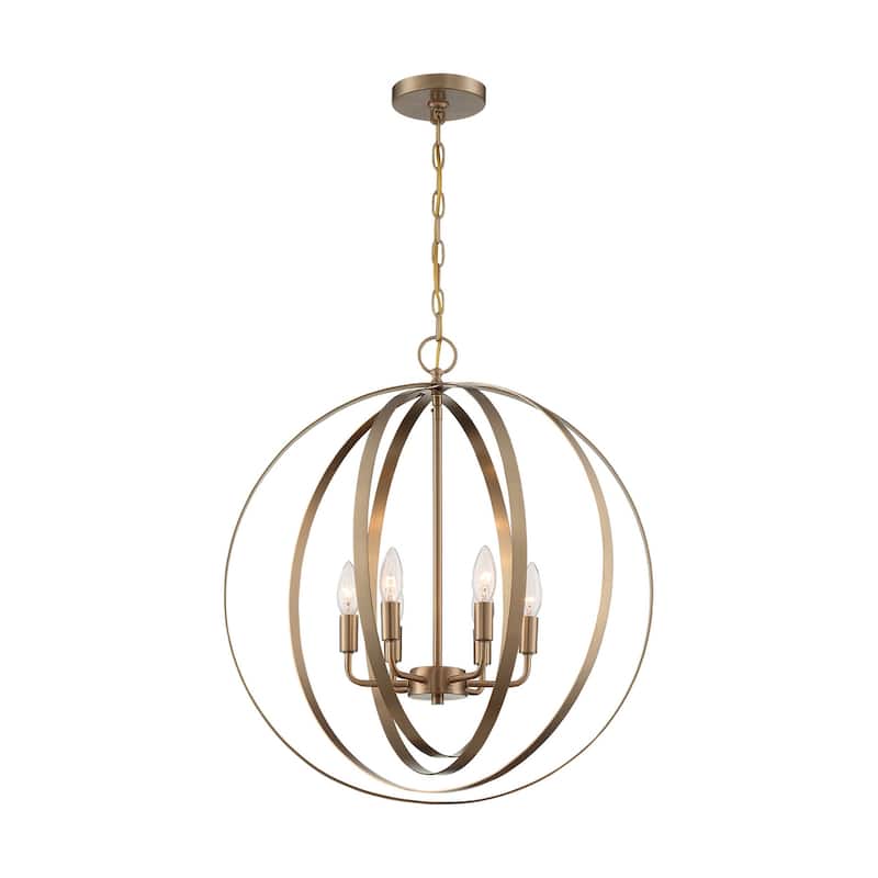 Nuvo Lighting Pendleton 6 Light 22" Wide Taper Candle Chandelier