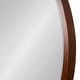 preview thumbnail 22 of 46, Kate and Laurel McLean Round Wood Framed Wall Mirror