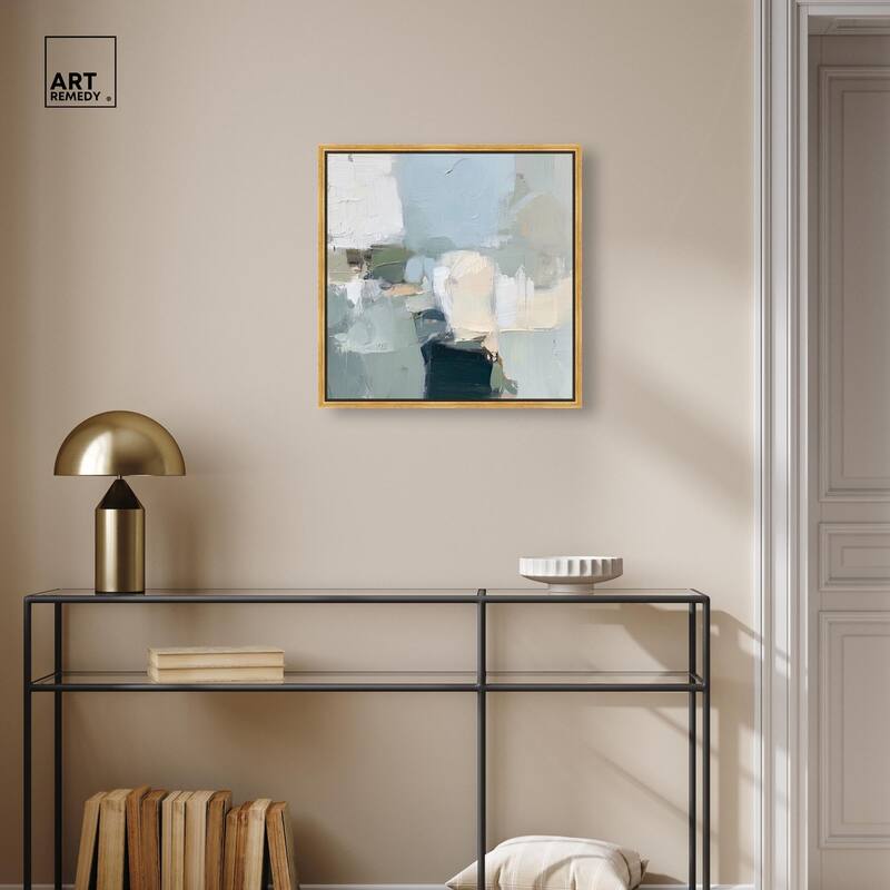 Seafoam and Sand I Canvas by Art Remedy