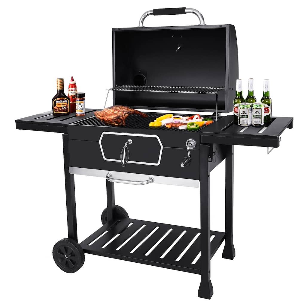 Royal Gourmet CD2030AN Deluxe 30-Inch Charcoal Grill, Black
