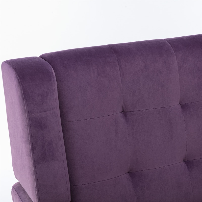 Upholstered Accent Chair - Lavender purple