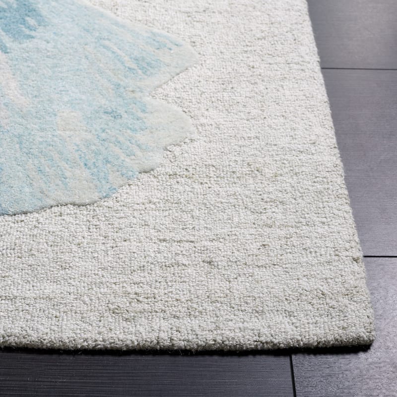 SAFAVIEH Handmade Fifth Avenue Maie Mid-Century Modern Wool Rug