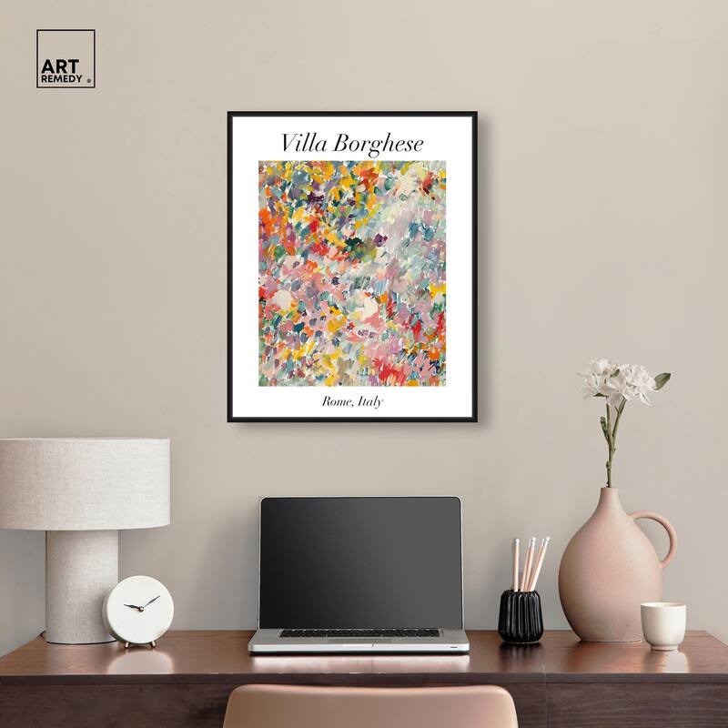 Villa Borghese Canvas by Art Remedy