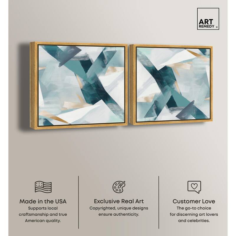 Pastel Big Sneaker Stack Canvas by Art Remedy