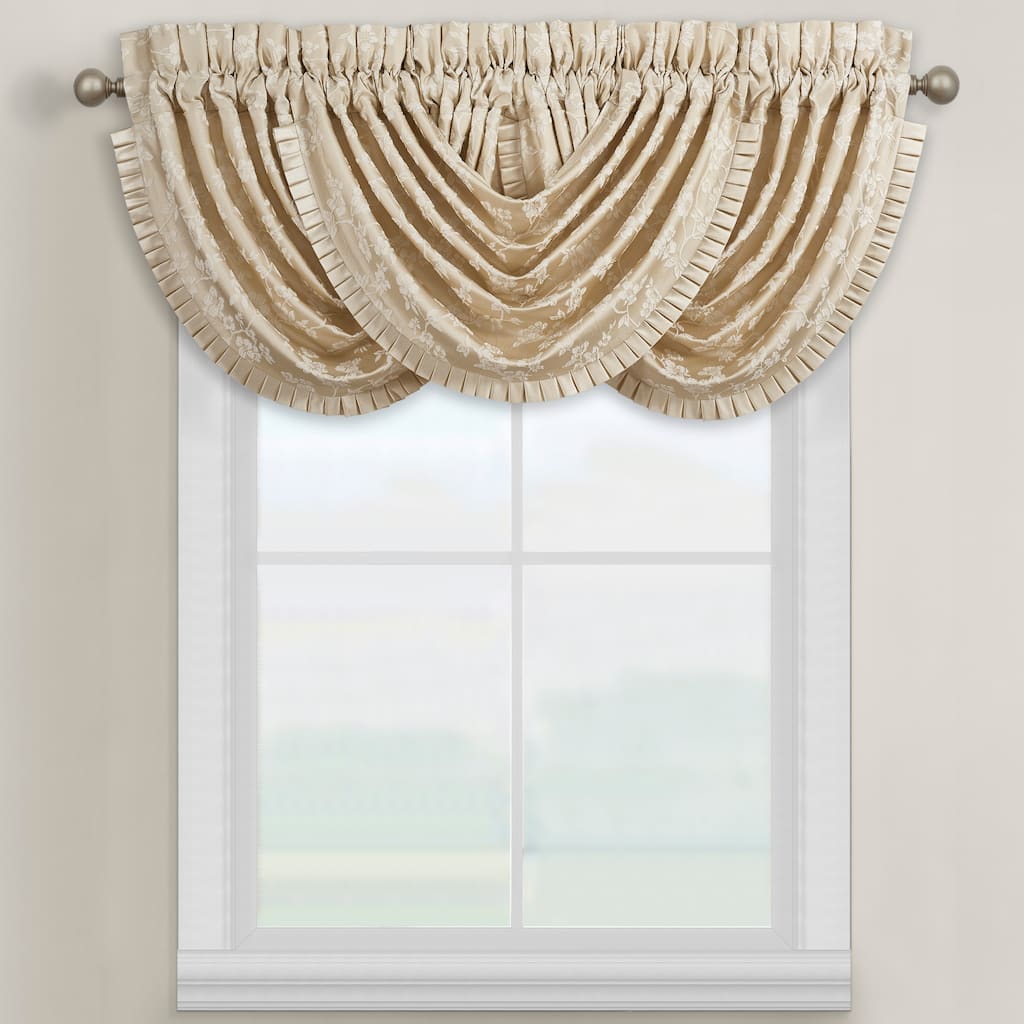 J. Queen New York Blossom Waterfall Window Valance
