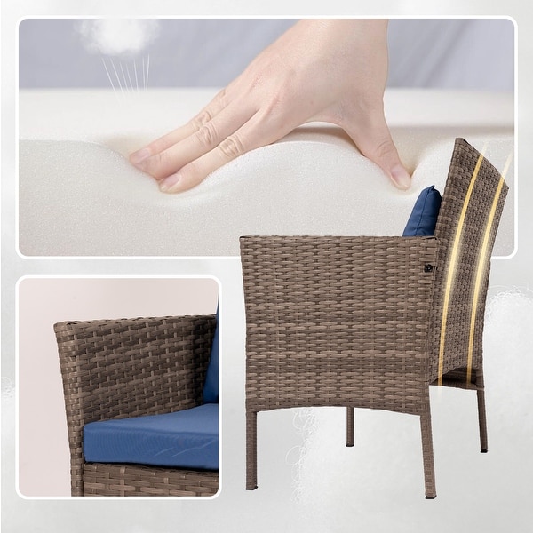 3 Piece Patio Conversation Bistro Set Outdoor Chat Furniture 3 Piece Patio Conversation Bistro Set Outdoor Chat Furniture