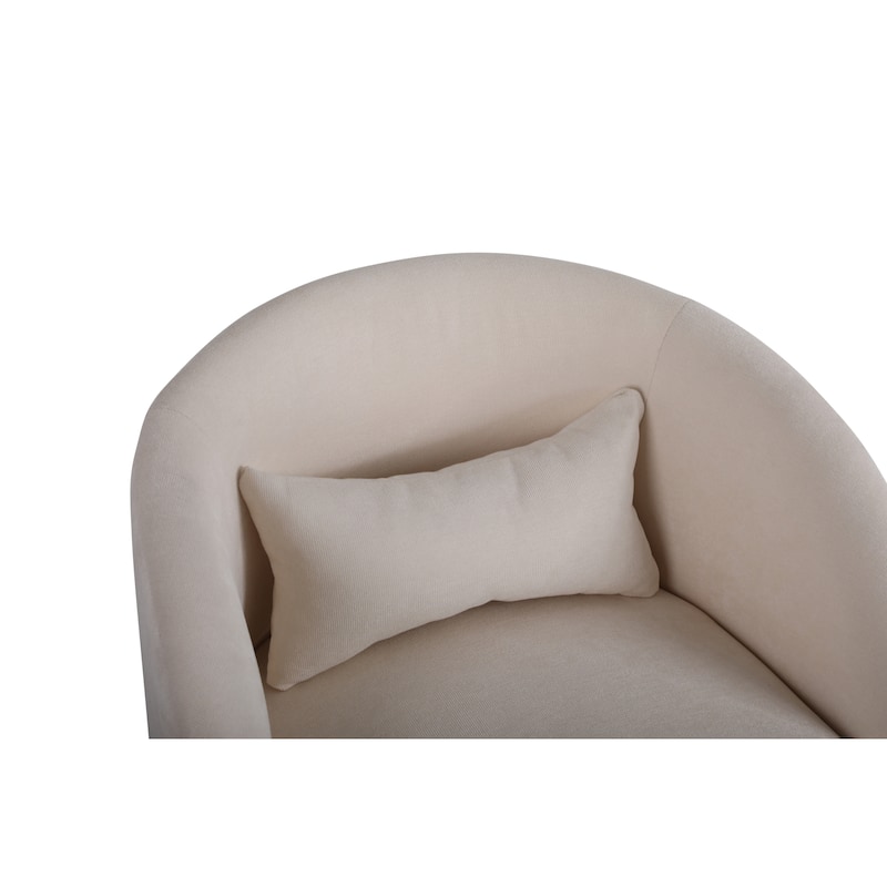 Modern 360 Degree Swivel Accent Chair Armchair, Comfy Velvet Barrel Chair for Living Room,Round Swivel Accent Chair Corner Chair
