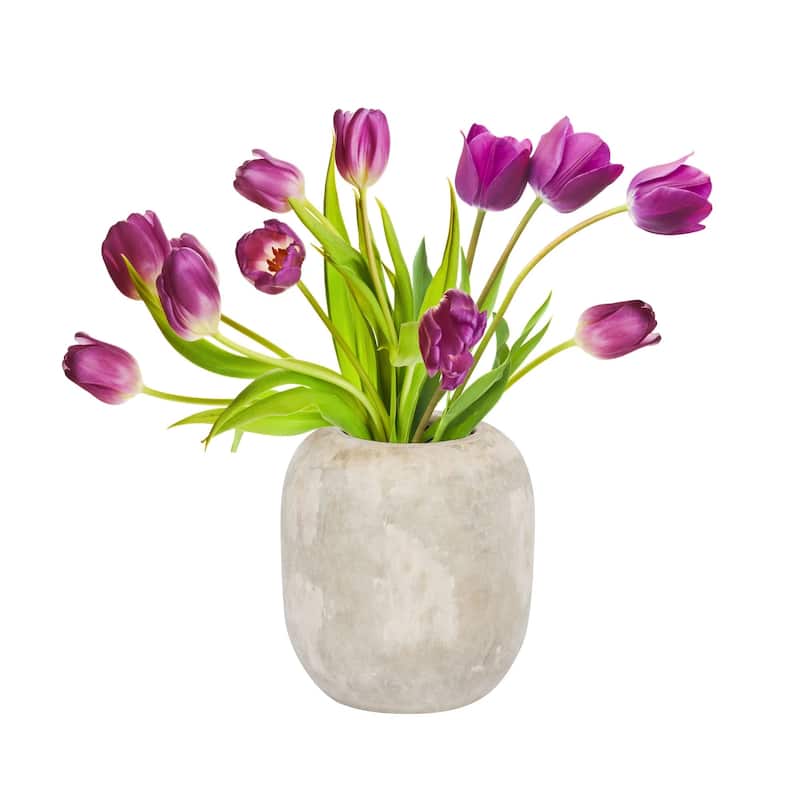 Potty Handmade Ceramic Vase - Cafe au Lait
