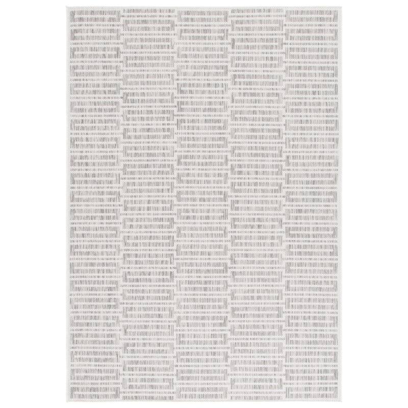 SAFAVIEH Beach House Asta Transitional Rug - 4' x 6' - Grey/Ivory