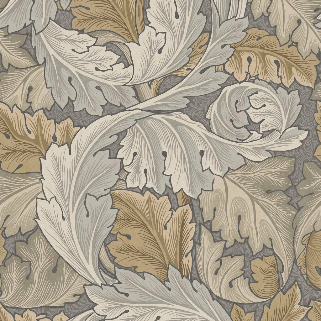William Morris Acanthus Neutral Wallpaper