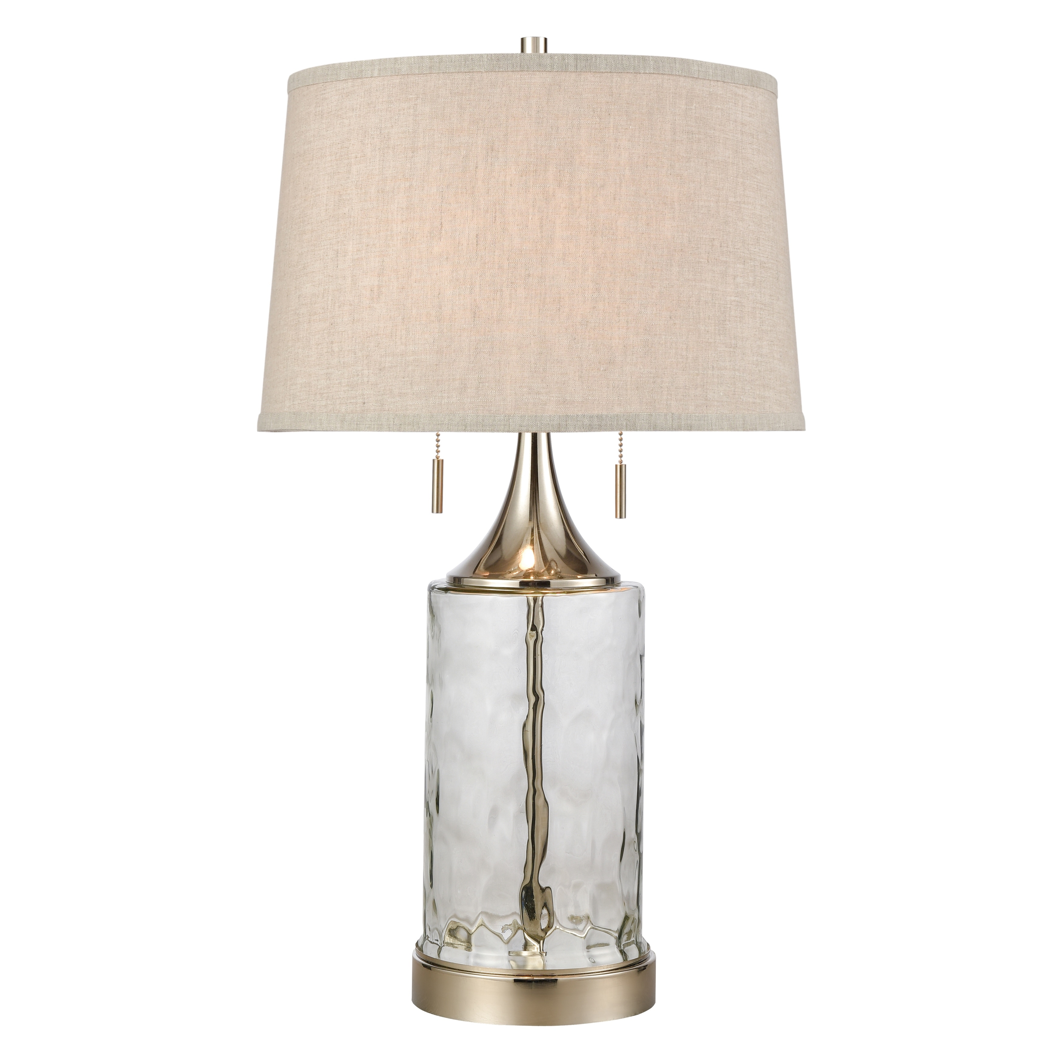 Atlas Lighting Tribeca 27'' High 2-Light Table Lamp - Clear - 27 inch High