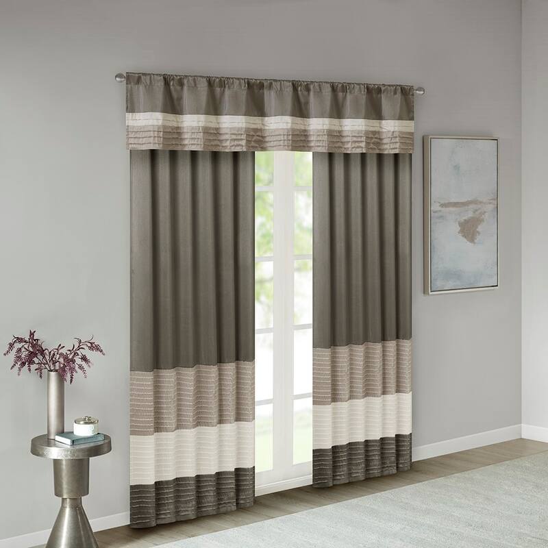 Polyoni Pintuck Curtain Panel