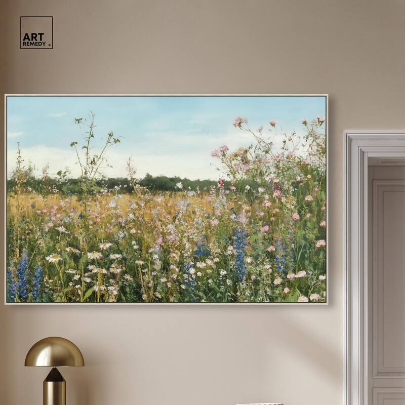 Glimmering Glade Garden II Canvas by Art Remedy
