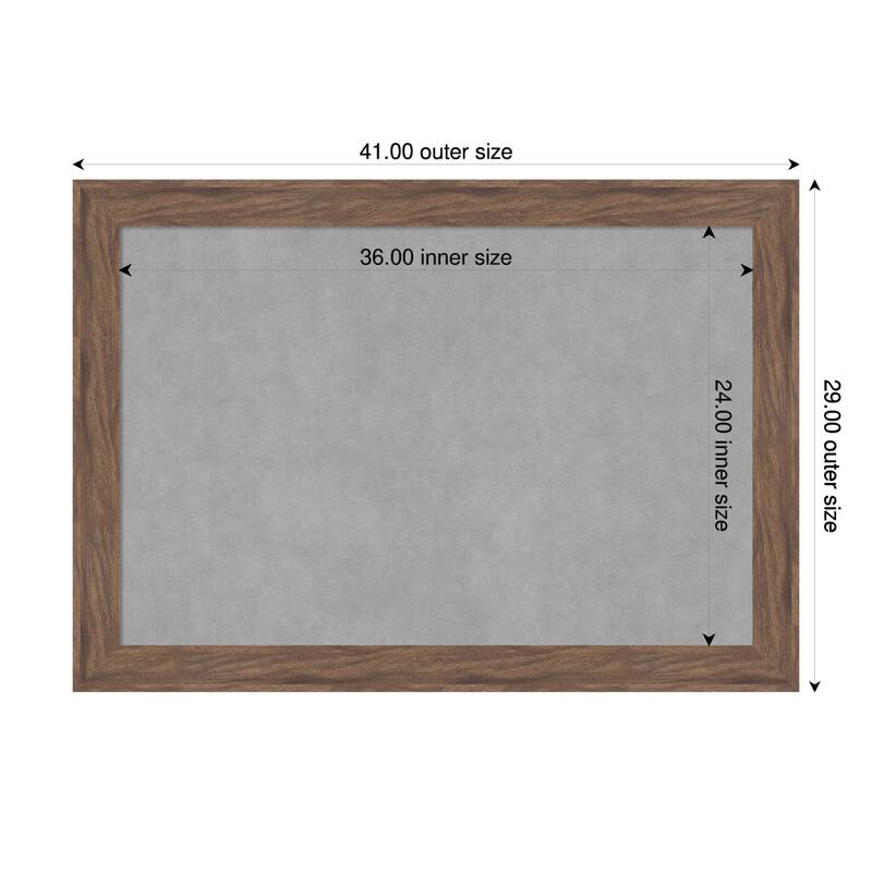 Amanti Art Pia Medium Brown Framed - 41 x 29 in