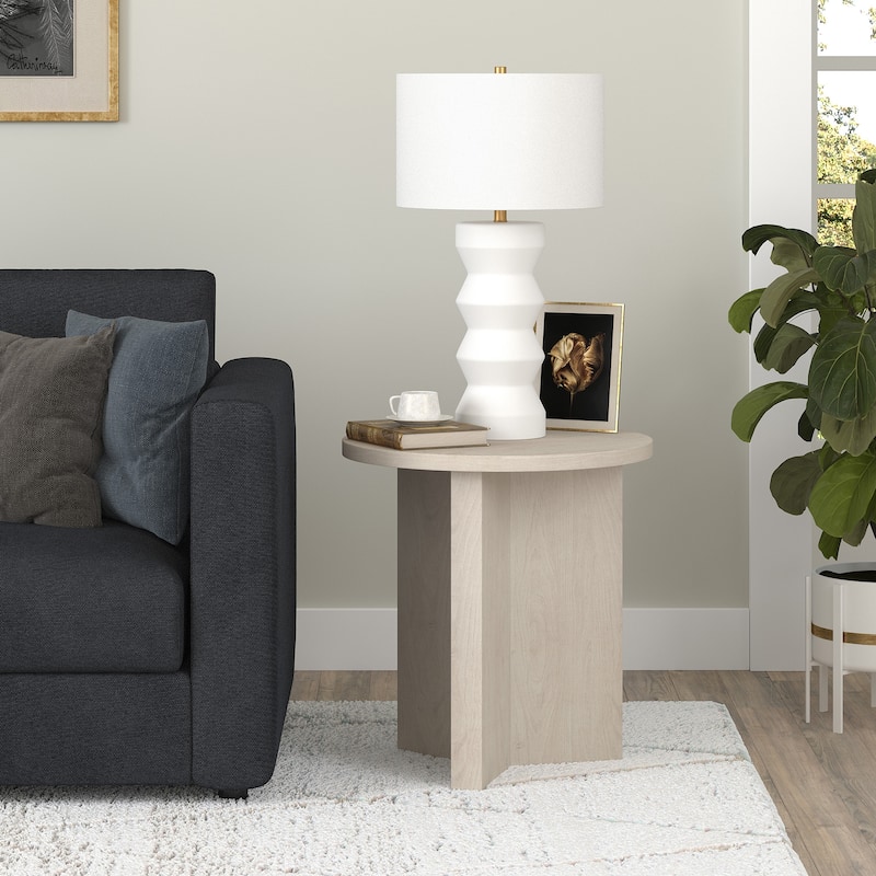 Anders 20" Wide Round Side Table