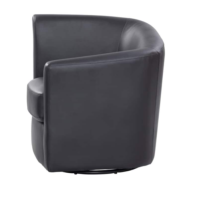 Grafton Soraya 360 Swivel Accent Chair Faux Leather