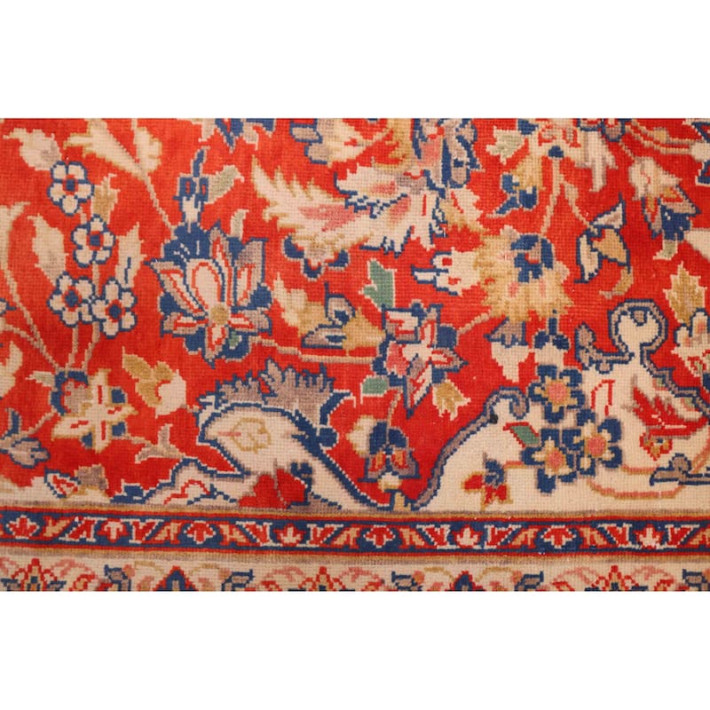 ECARPETGALLERY Hand-knotted Antalya Vintage Red Wool Rug - 7'9 x 11'10