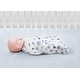 preview thumbnail 4 of 4, Delta Children Little Lambs Adjustable Swaddle Wrap 100% Cotton Size Small/Medium