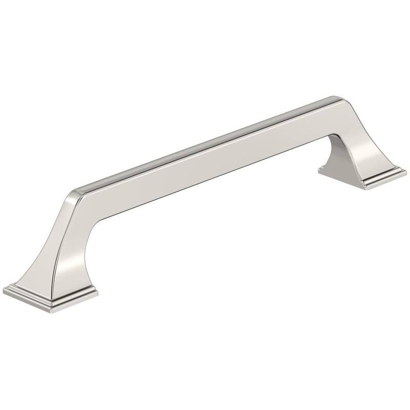 Amerock Exceed 6-5/16 Inch Center to Center Arch Cabinet Pull - Polished Nickel