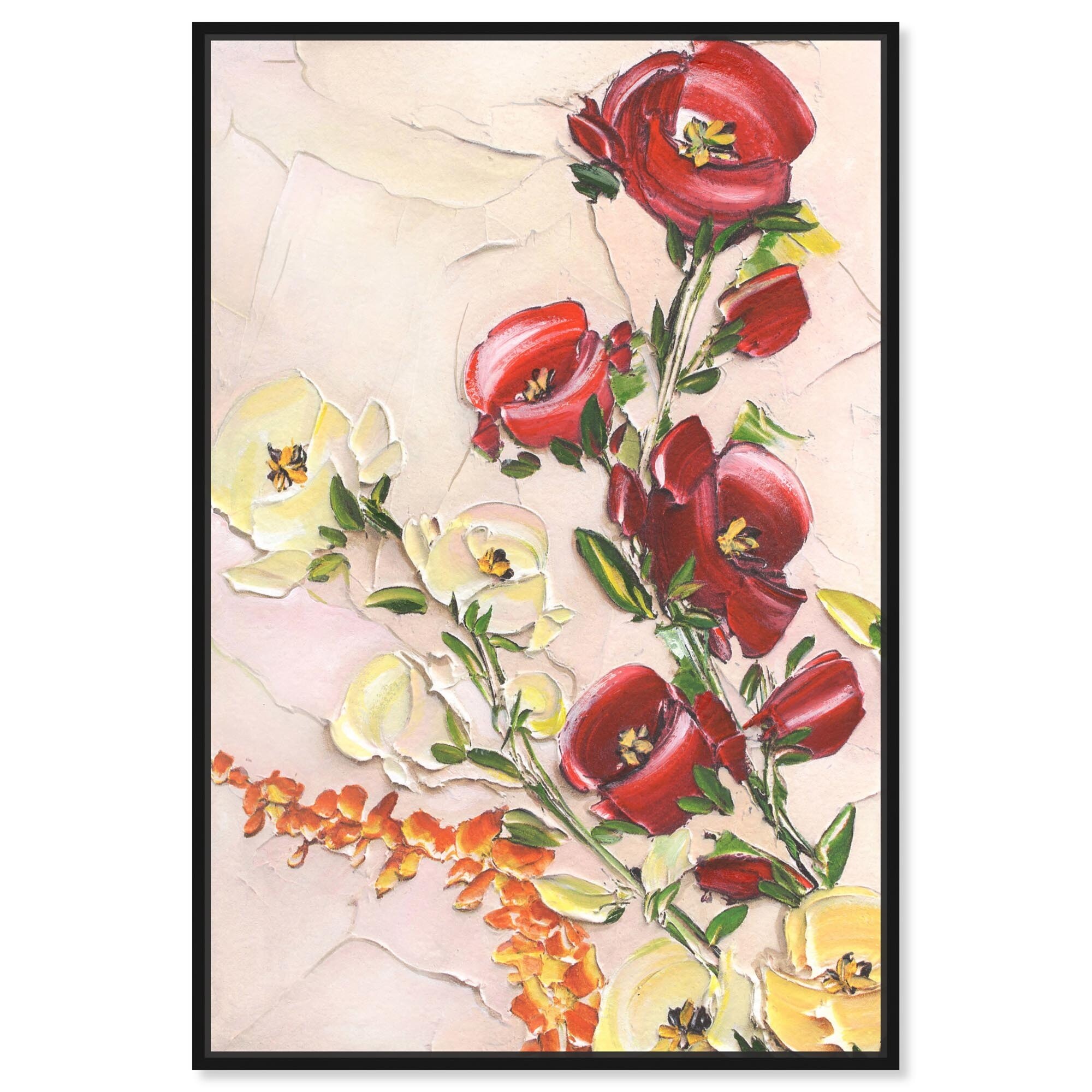 Life full of Colors Canvas Spring Floral Wall Art by Art Remedy