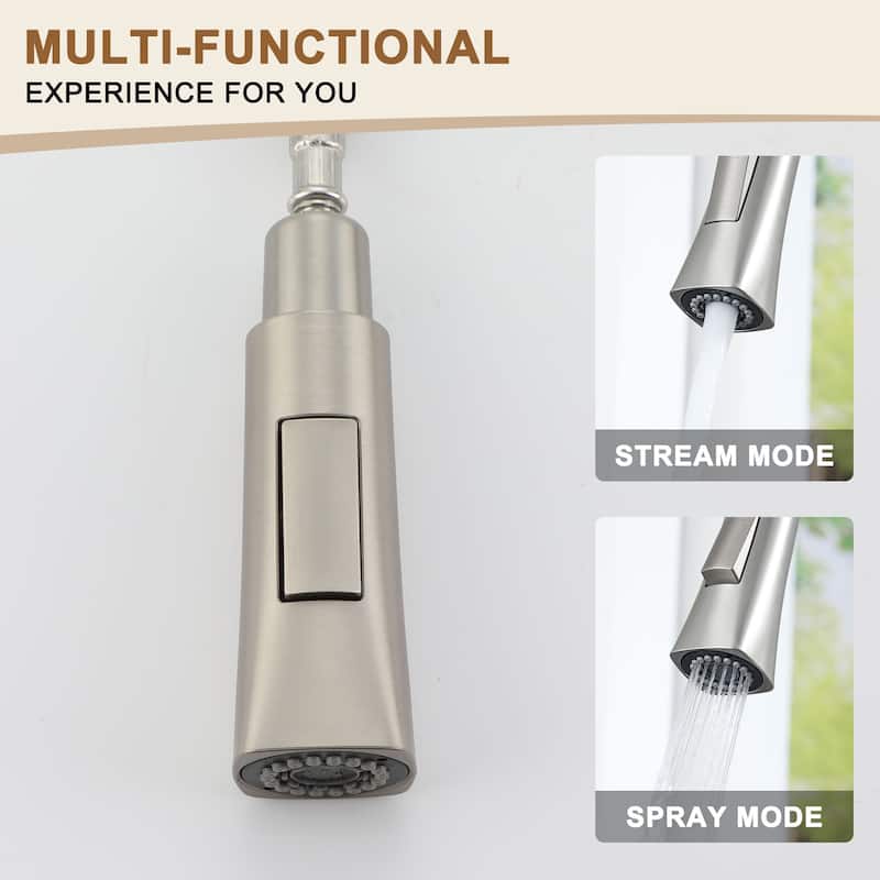 Single-Handle Pull-Out Sprayer Kitchen Faucet