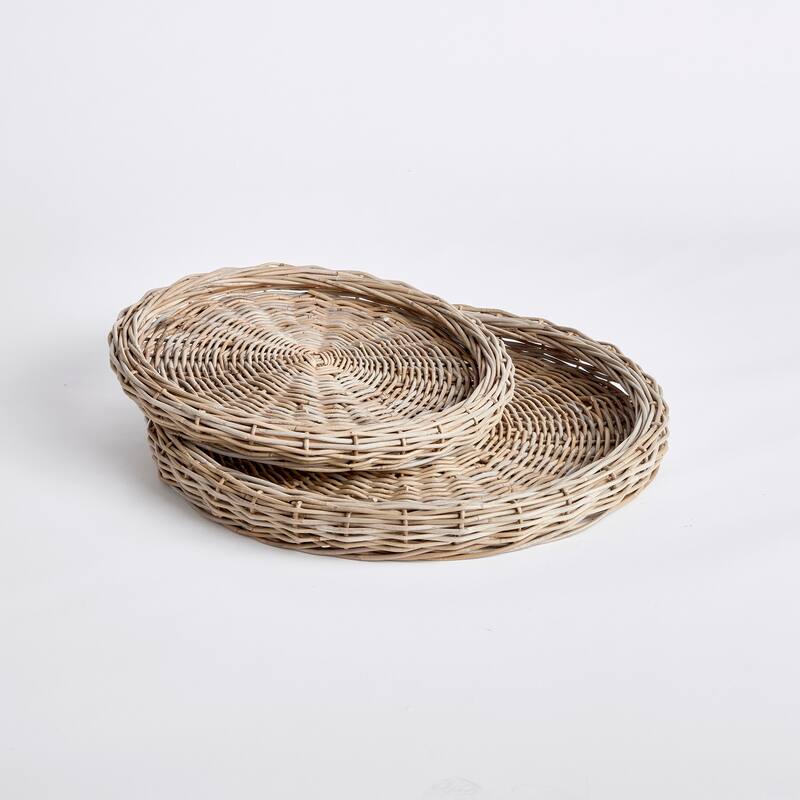 Eloise Round Trays, Set Of 2 - 2 Pc Round