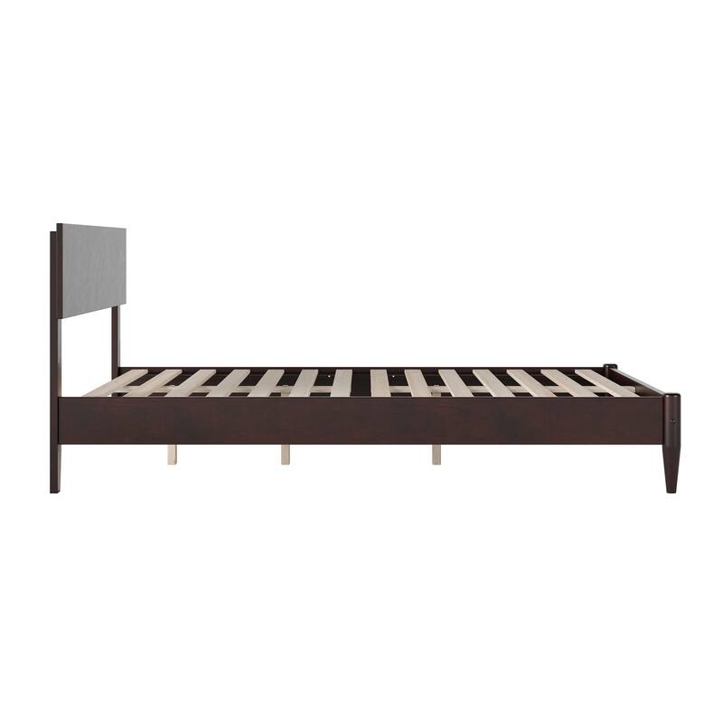 Aria Solid Wood Modern Low Profile Platform Bed