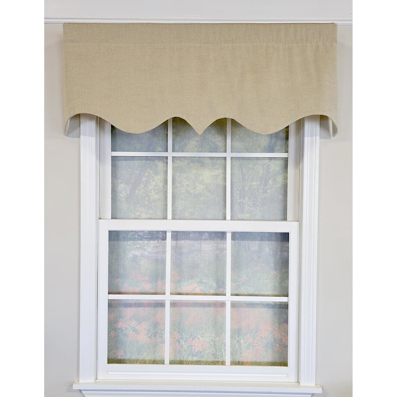 RLF Home Basket Weave Regal Valance