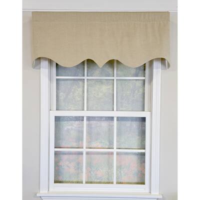 RLF Home Basket Weave Regal Valance