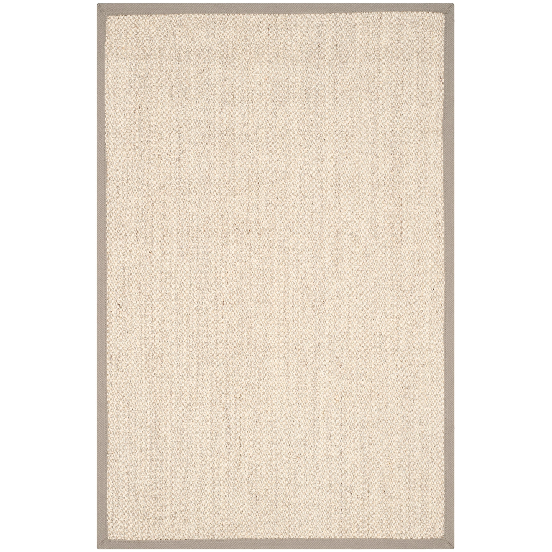 Safavieh Natural Fiber Collection NF143C Marble and Beige Sisal Area Rug  (8＆#39; x