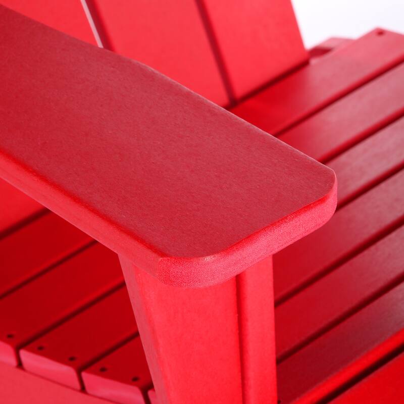 Laguna Hdpe All Weather Outdoor Patio Rocking Chairs With Side Table (3-Piece Set)