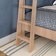 preview thumbnail 15 of 15, Olympic Queen over Queen Bunk Bed with Ladder on End