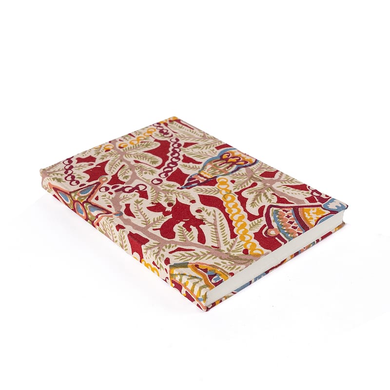 Couleur Nature Noel Journal - Red & Green - 5" x 7" x 1" - 5" x 7" x 1" - Red, Green - Cotton/Paper