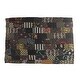 preview thumbnail 2 of 1, LR Home Dark Night Patchwork Cotton Blend Standard Size Throw Blanket