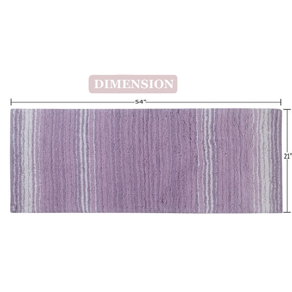 Gradiation Collection Absorbent Cotton Machine Washable Runner Rug