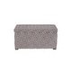 preview thumbnail 20 of 18, Angela Transitional Wood Storage Bench