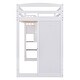 preview thumbnail 35 of 34, Twin Loft Bed with Wardrobe, Desk, Drawers, Cabinet, and Staircase, Grey