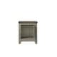 preview thumbnail 4 of 3, Nyla 16"W Gray Oak End Table, Side Table, Nightstand with Cabinet Door