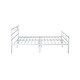 preview thumbnail 6 of 10, Simlife Easy to Set -up Twin/Full/ Queen Metal Bed Frame White