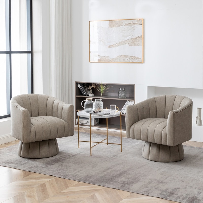 Tufted round hotsell chair