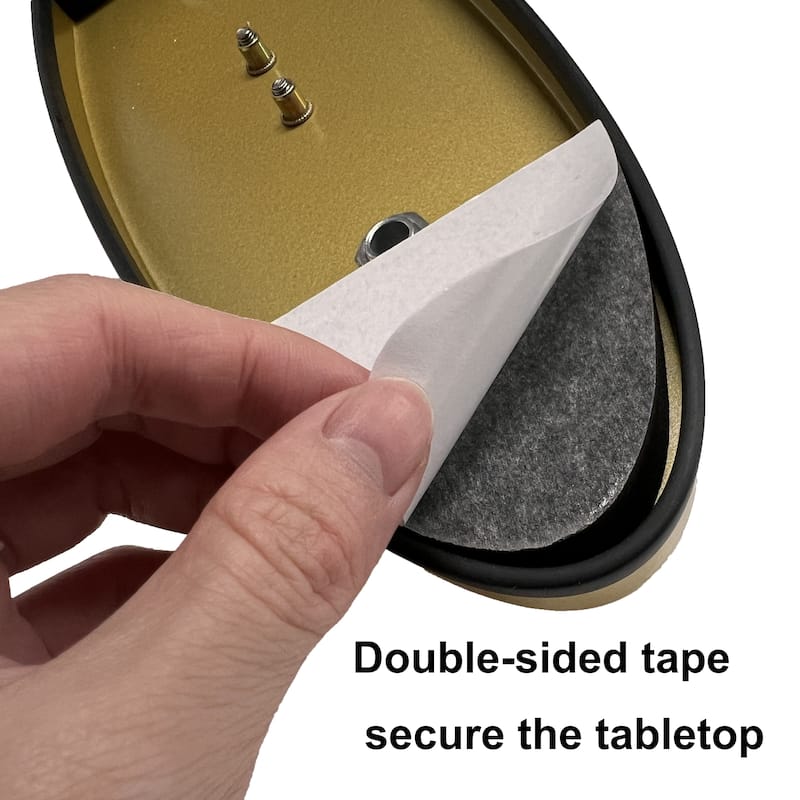 TOOLKISS 19-inch Round Dimmable LED Tabletop Makeup Mirror - 19"
