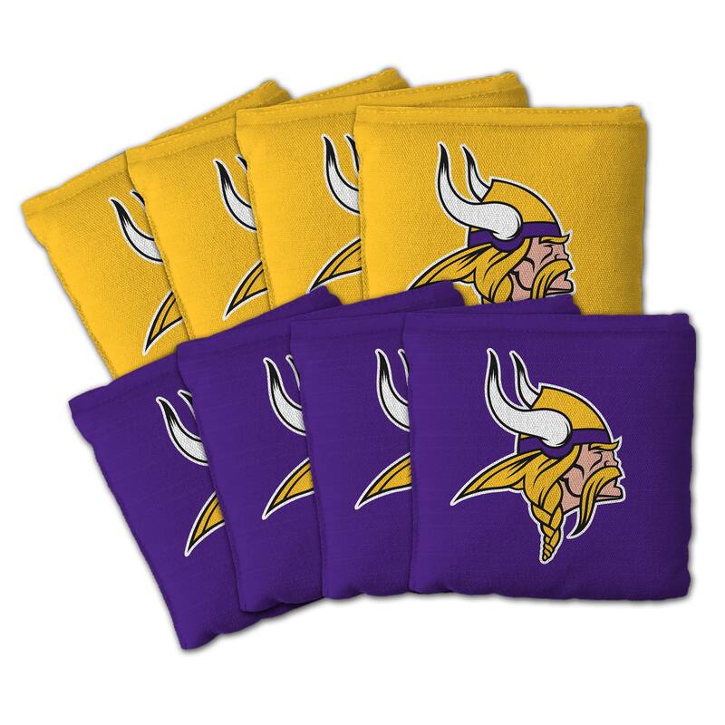 Minnesota Vikings NFL Dual Sided Pro Stop & Slide Cornhole Bags