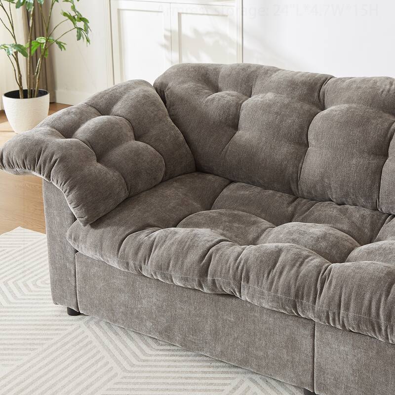 Comfortable Chenille Sofa for Various Spaces, Enhancing Interior Style