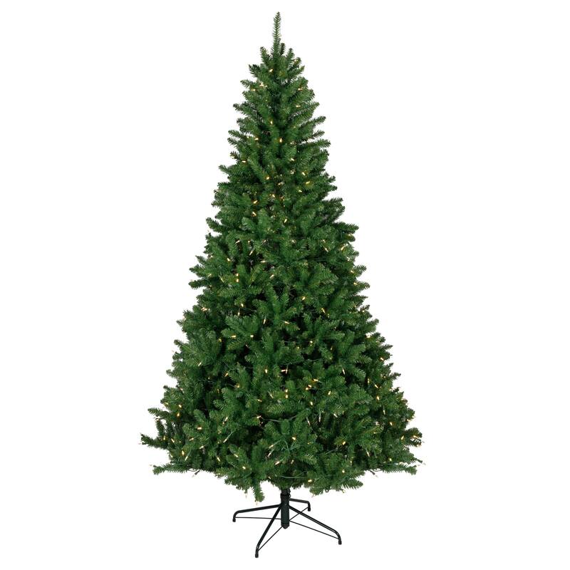 7.5' Pre-Lit Manchester Pine Instant Connect Artificial Christmas Tree Dual LED Lights